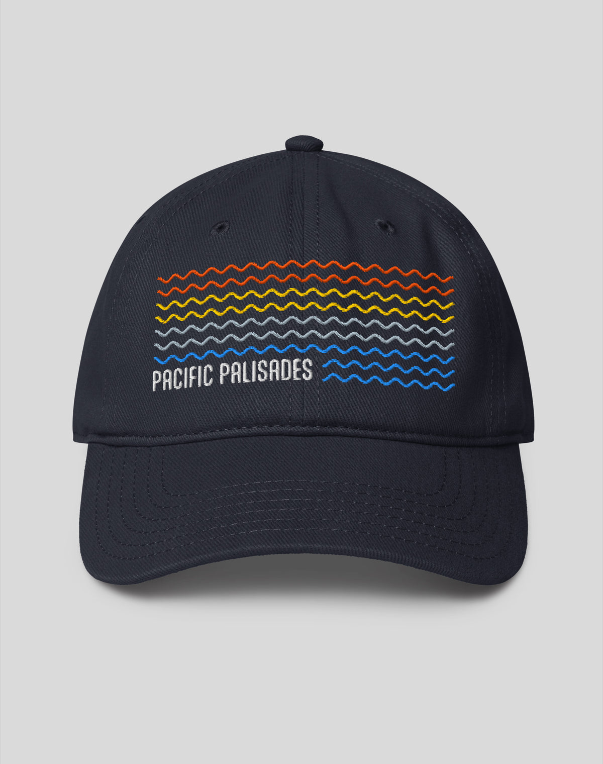 Pacific Palisades Sunset Low Profile Dad Hat - Dark Navy