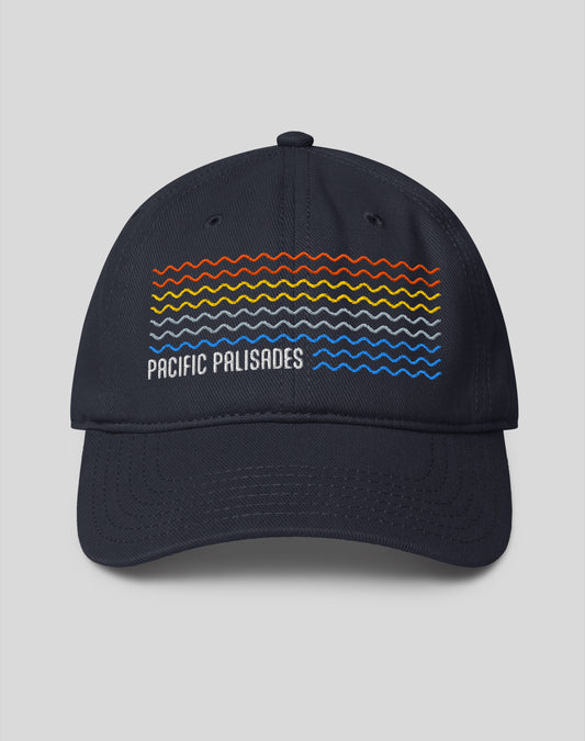 Pacific Palisades Sunset Low Profile Dad Hat - Dark Navy