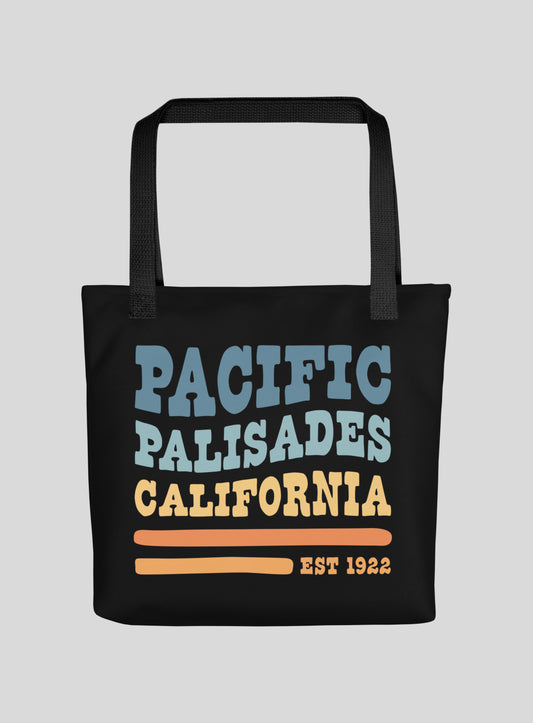Pacific Palisades Waves Tote Bag