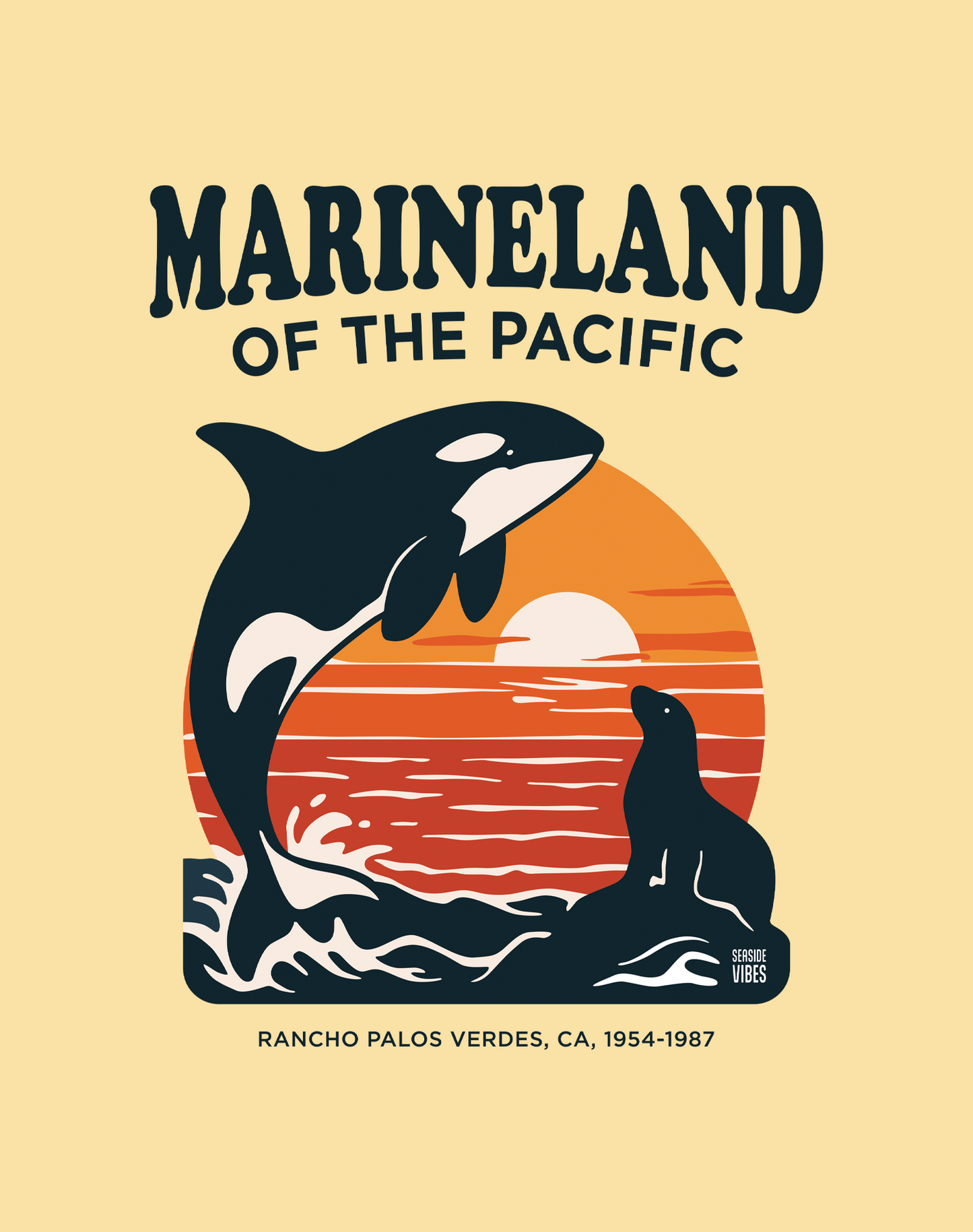 Marineland of the Pacific Sunset Tee - Premium 100% Cotton | Butter