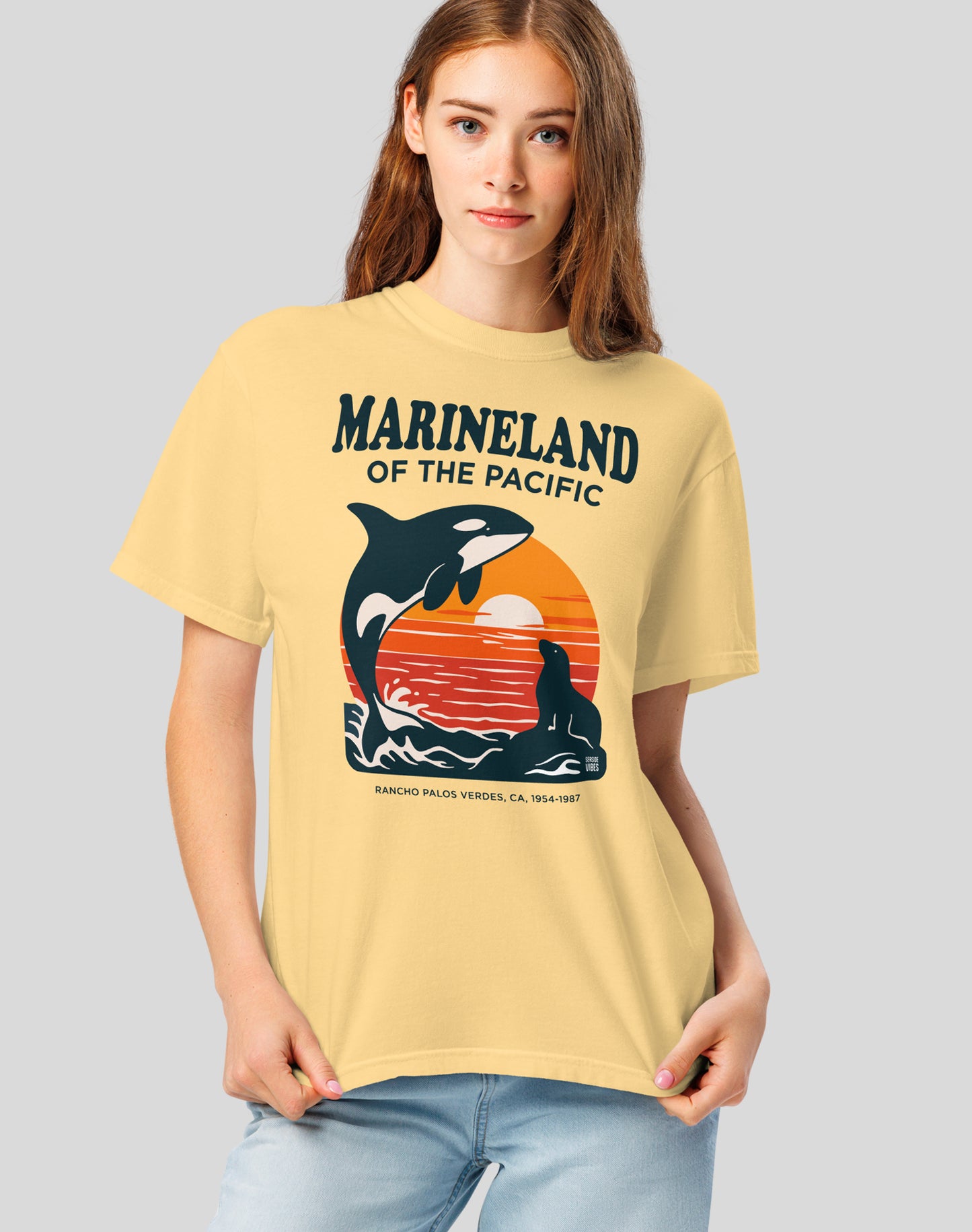 Marineland of the Pacific Sunset Tee - Premium 100% Cotton | Butter