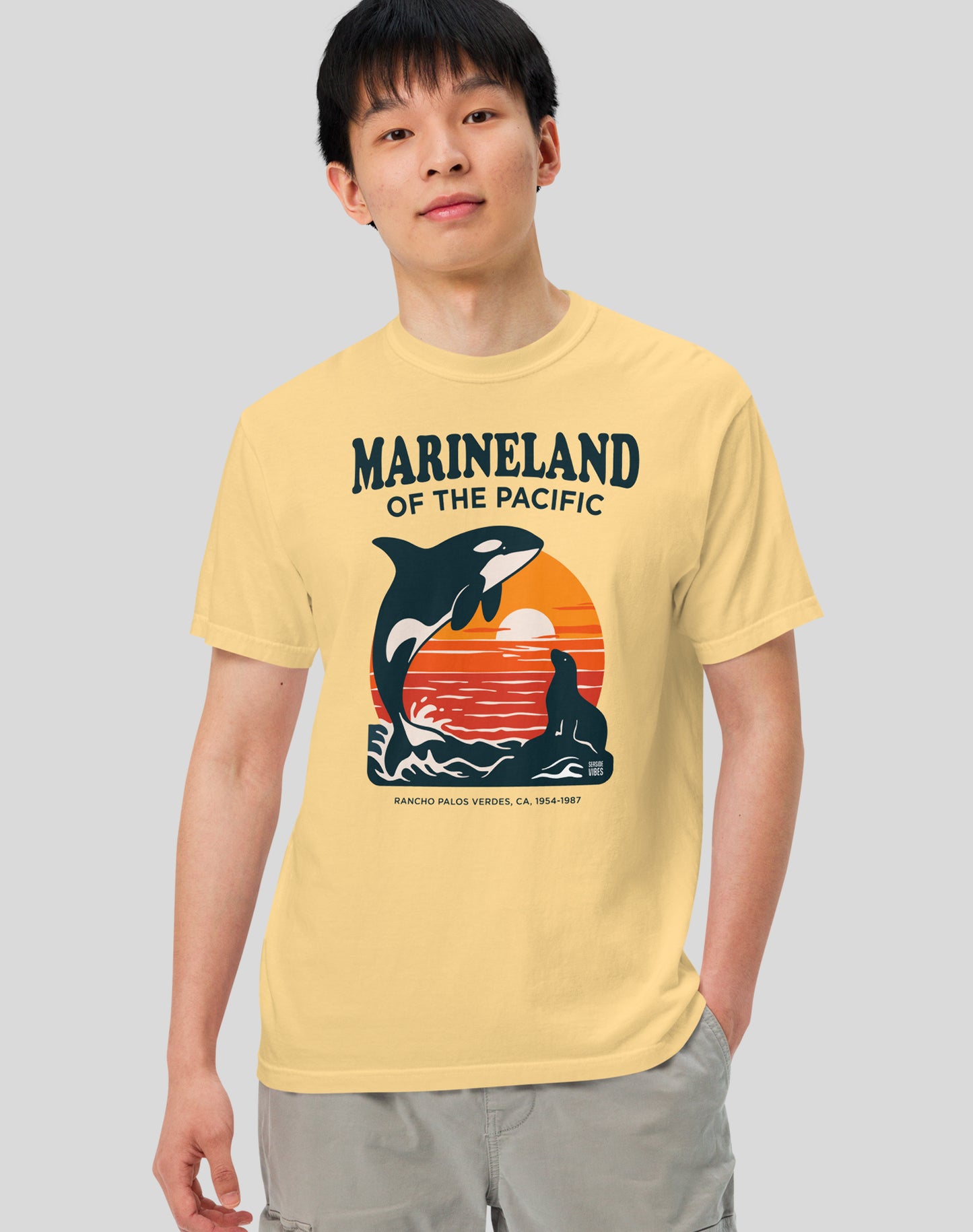 Marineland of the Pacific Sunset Tee - Premium 100% Cotton | Butter