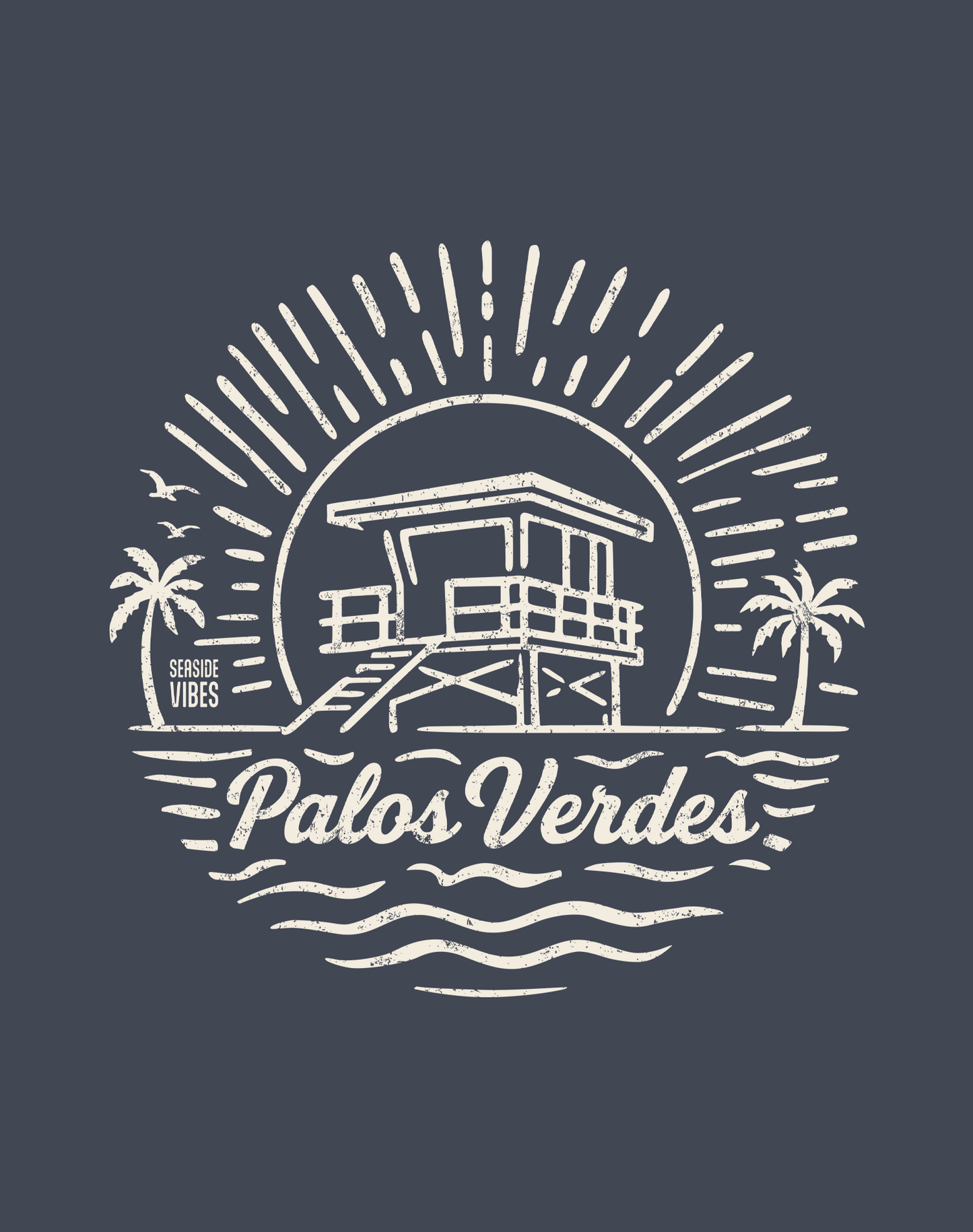 Palos Verdes Sunrise Session Tee - Unisex | Heather Navy