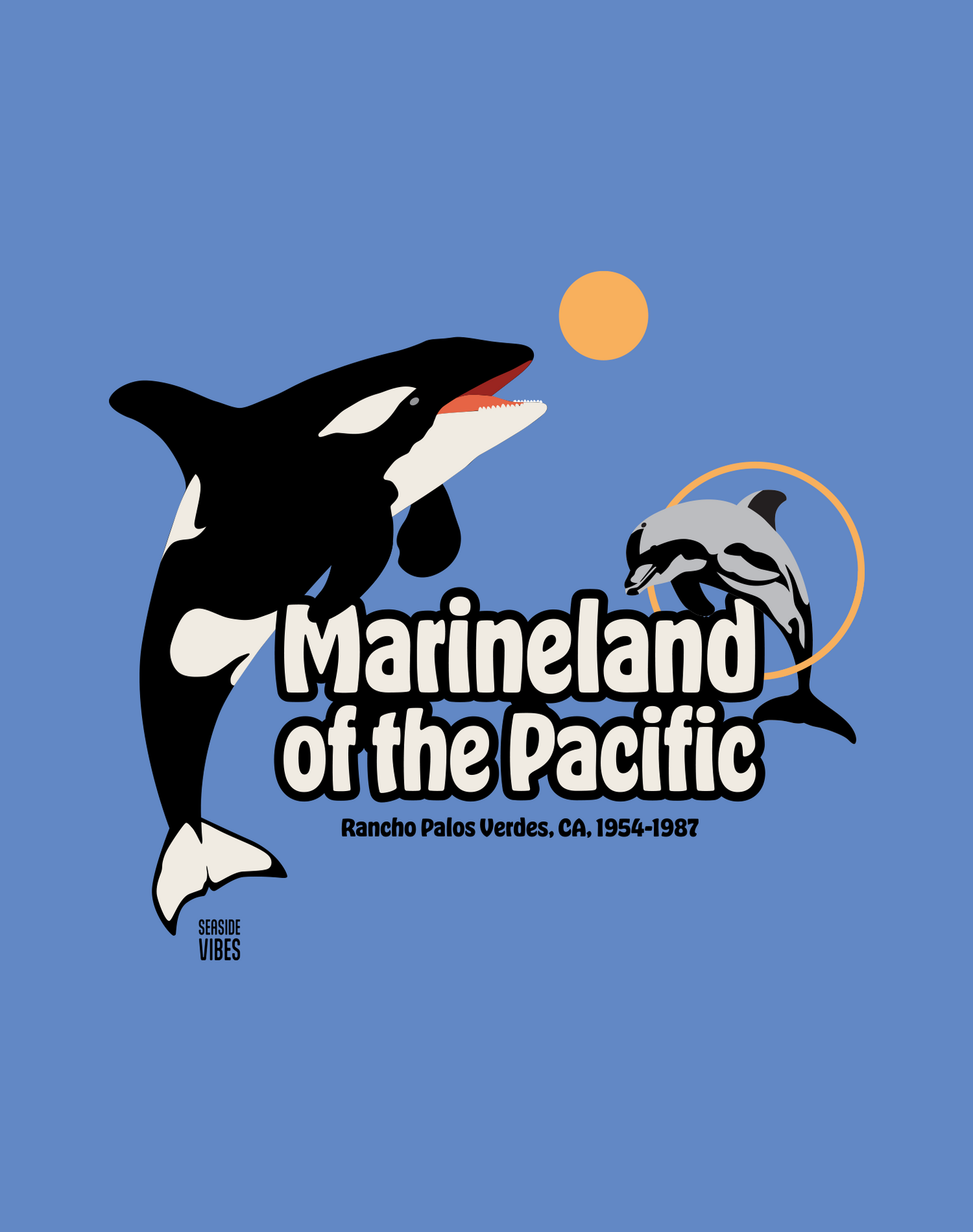 Marineland of the Pacific Classic Tee - Unisex | Heather Royal