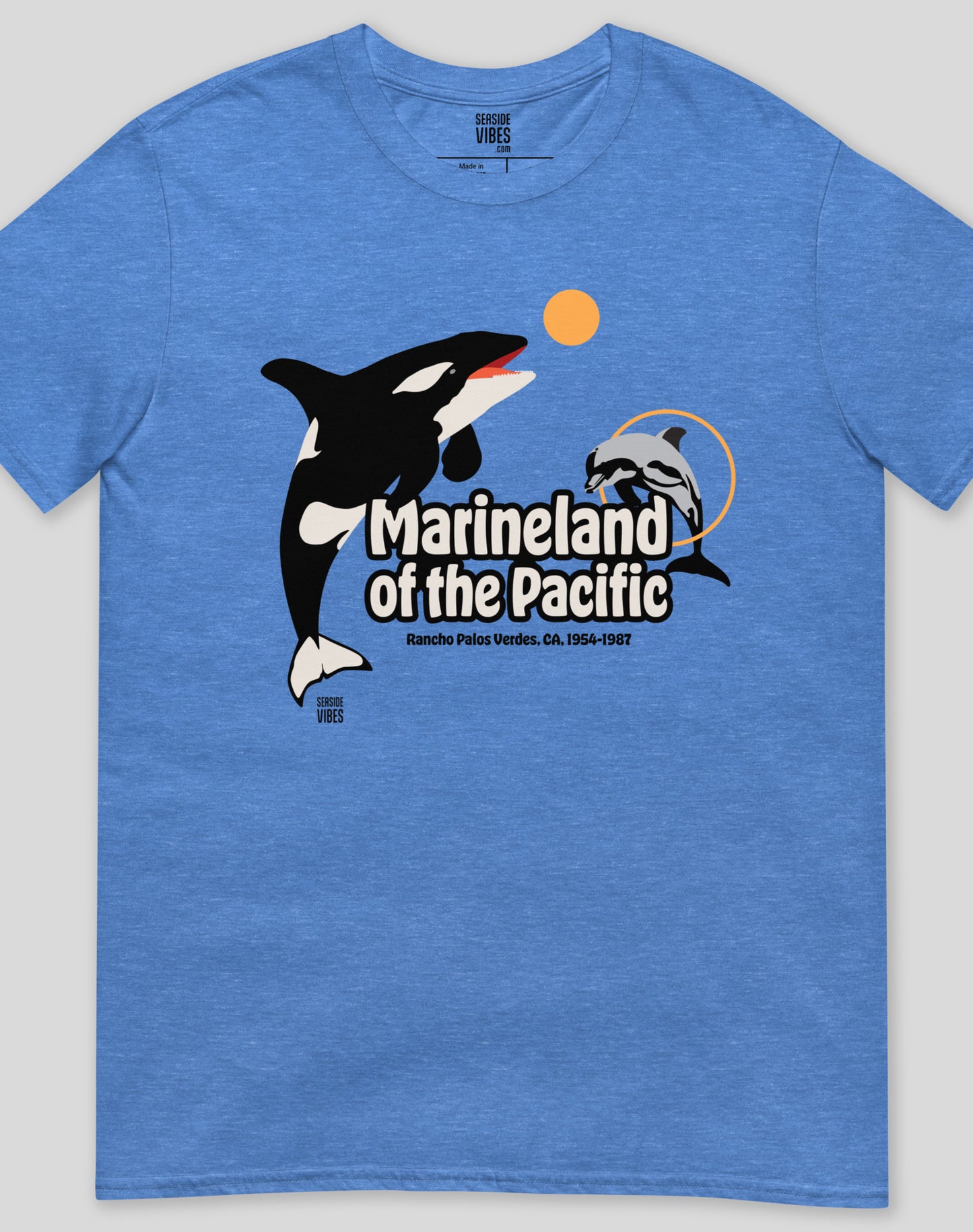 Marineland of the Pacific Classic Tee - Unisex | Heather Royal