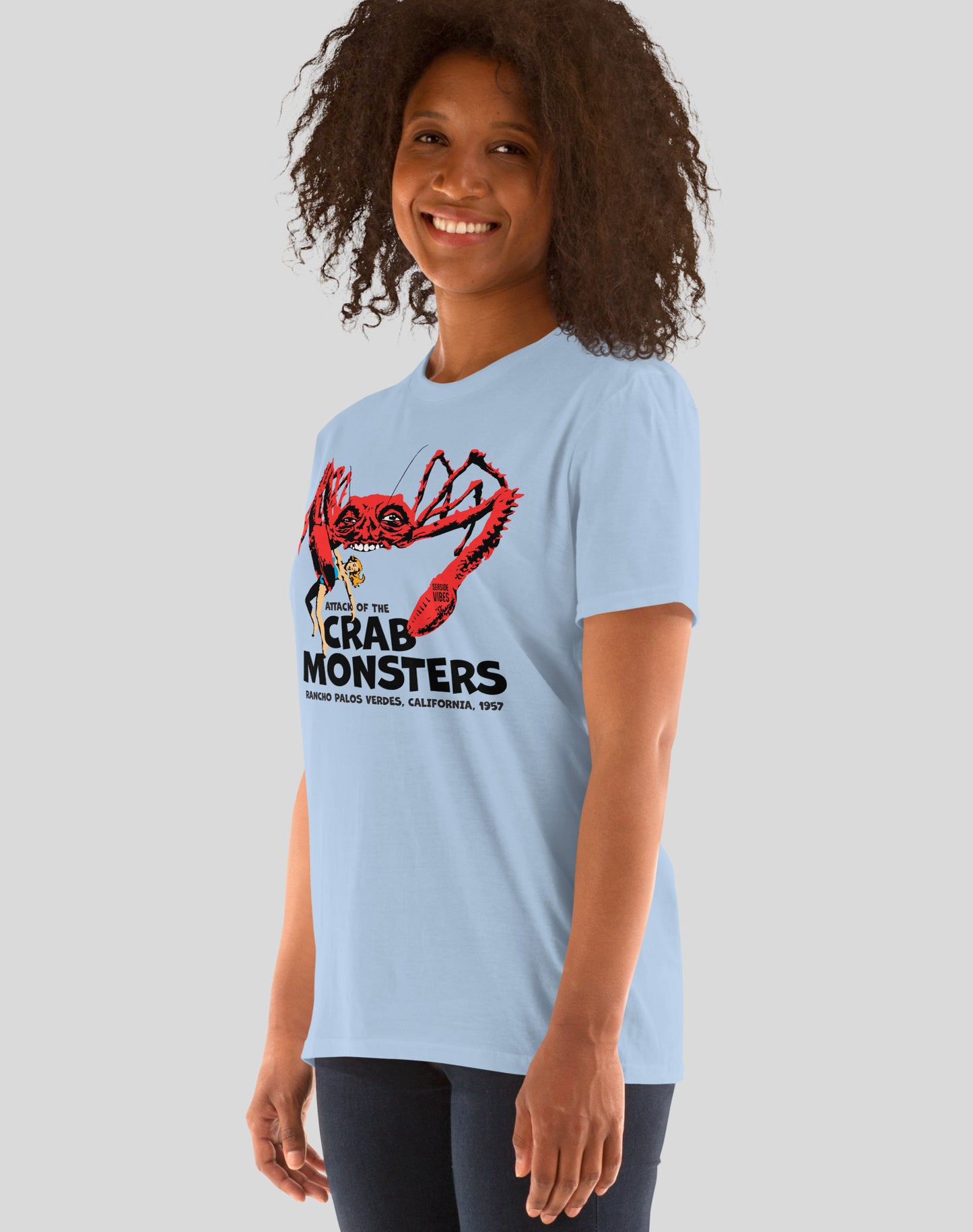 Attack of the Crab Monsters Tee - Unisex | Light Blue