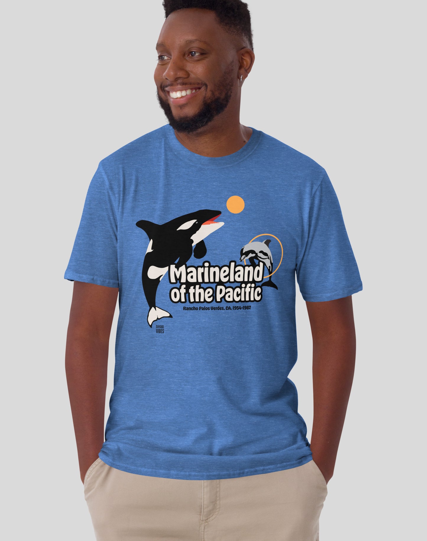 Marineland of the Pacific Classic Tee - Unisex | Heather Royal