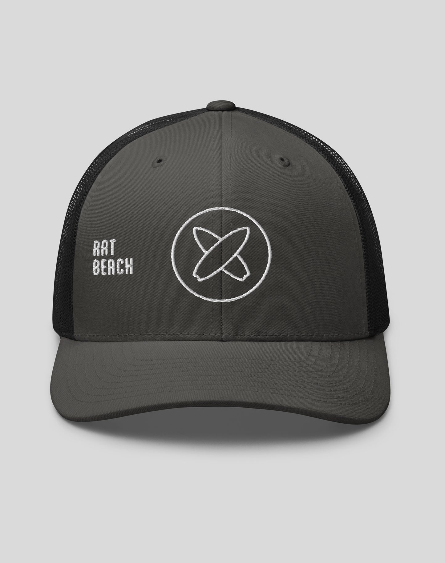 Rat Beach Trucker Hat | Charcoal/Black