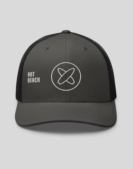 Rat Beach Trucker Hat | Charcoal/Black