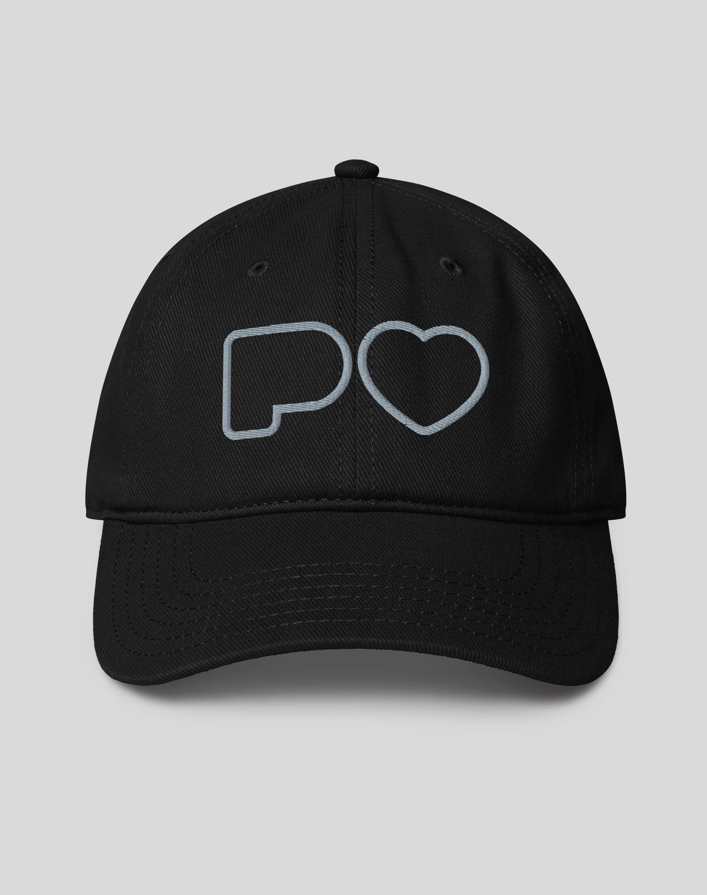 Palos Verdes PV Heart Logo Low Profile Hat | Black