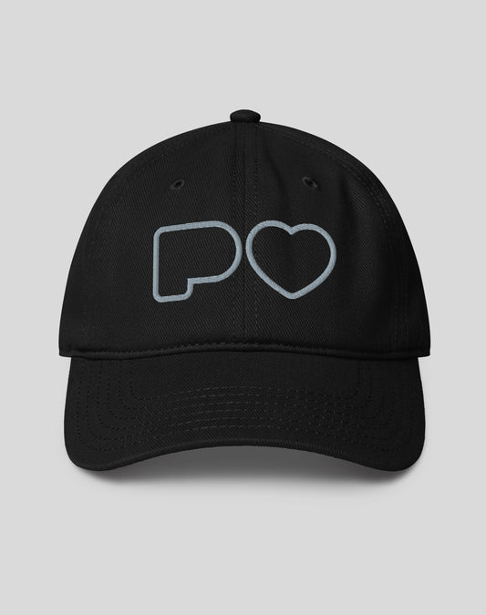 Palos Verdes PV Heart Logo Low Profile Hat | Black