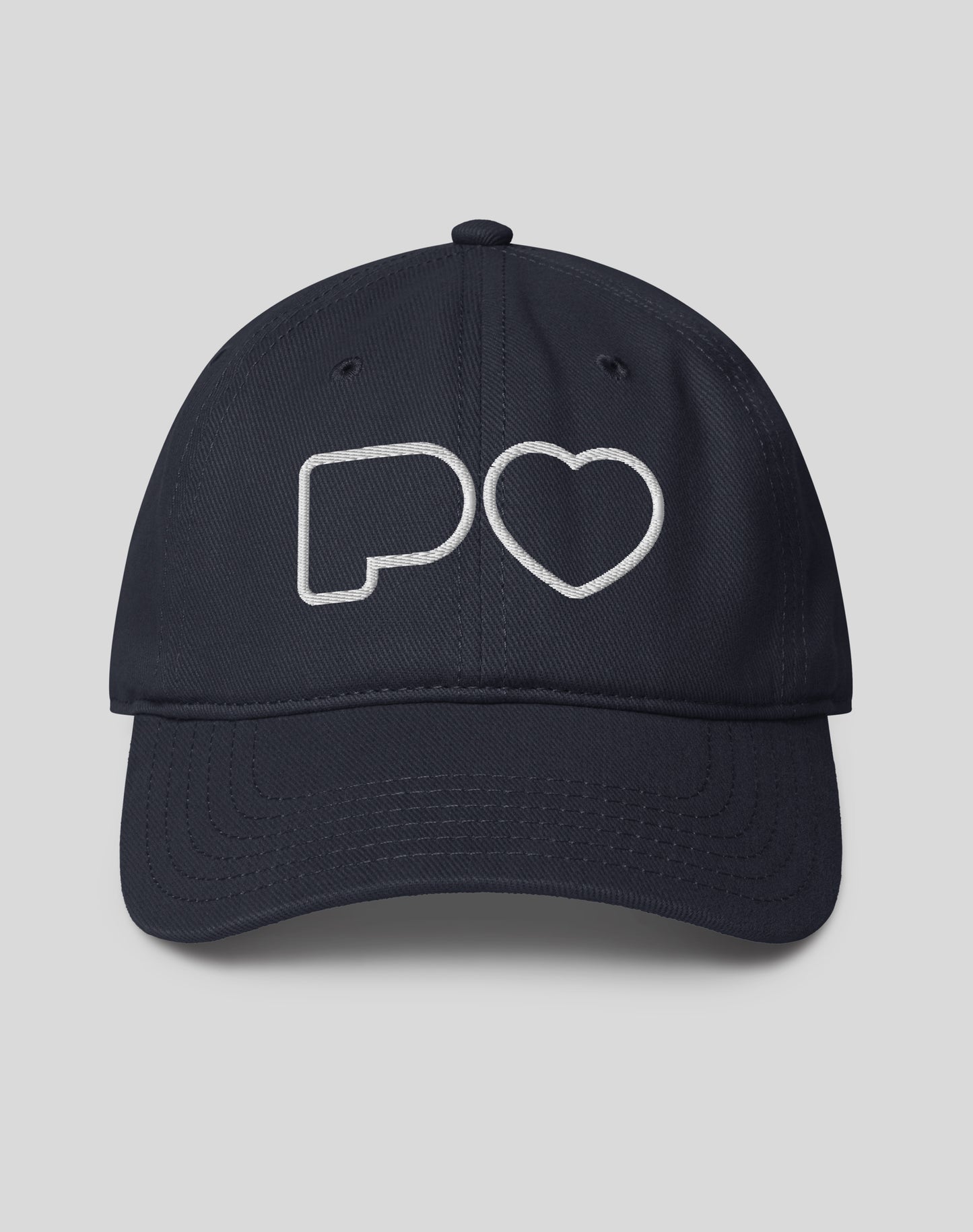 Palos Verdes PV Heart Logo Low Profile Hat | Dark Navy