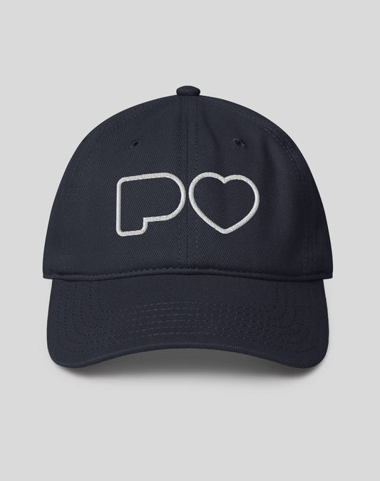 Palos Verdes PV Heart Logo Low Profile Hat | Dark Navy