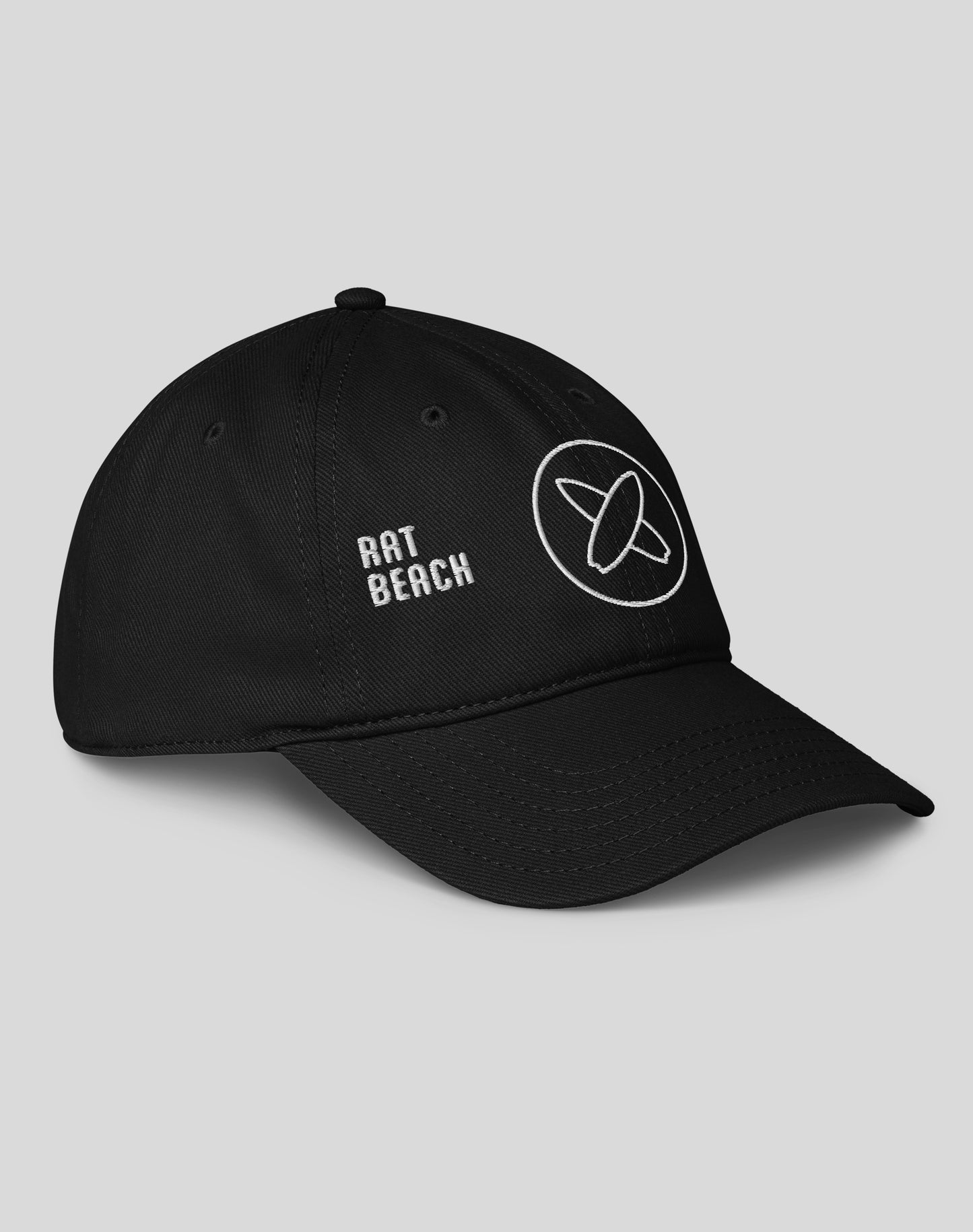 Rat Beach Low Profile Hat | Black