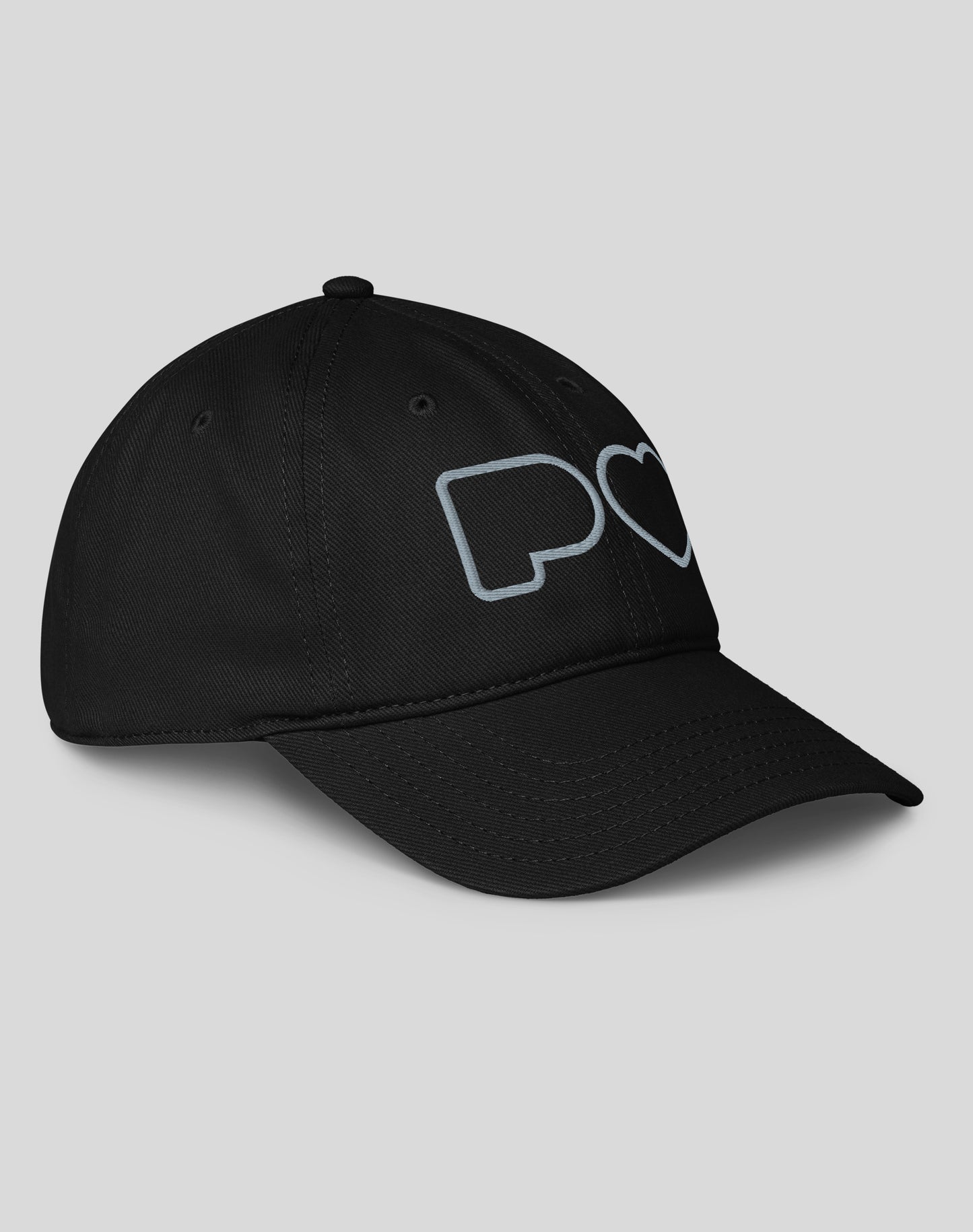 Palos Verdes PV Heart Logo Low Profile Hat | Black
