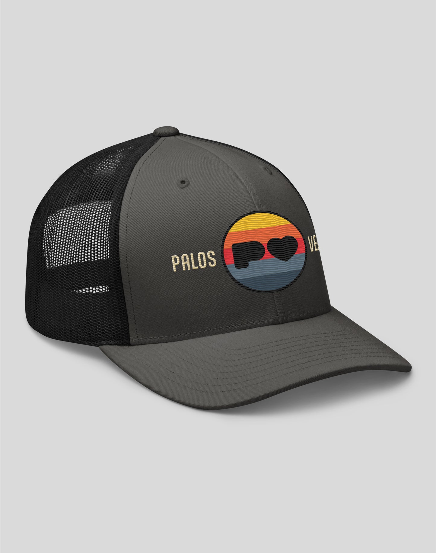 Palos Verdes Sunset Trucker Hat | Charcoal/Black