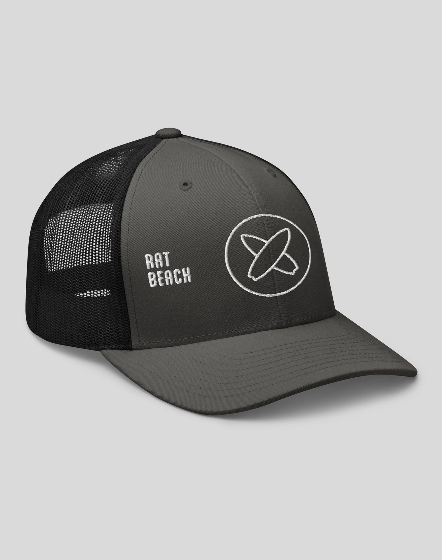 Rat Beach Trucker Hat | Charcoal/Black
