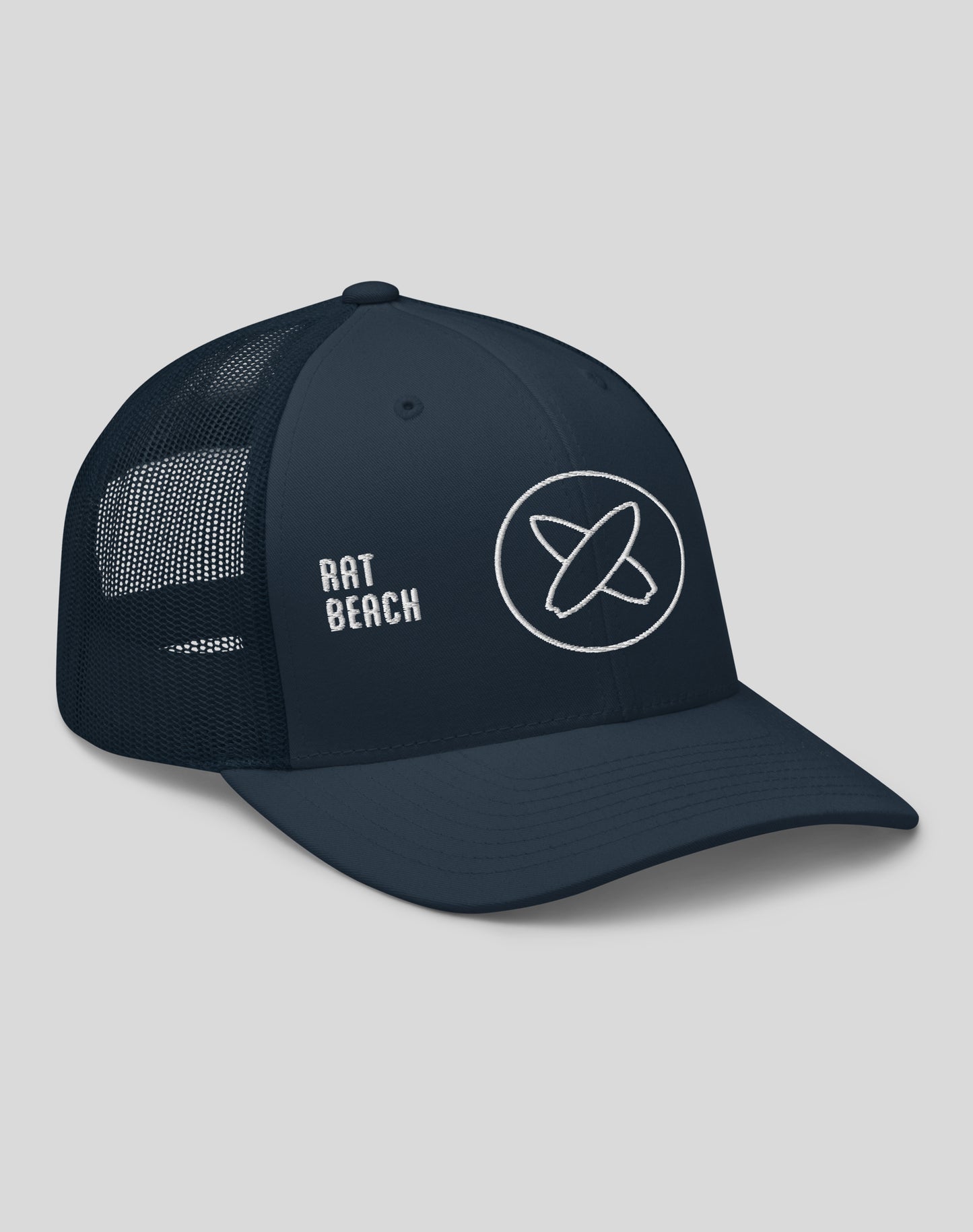 Rat Beach Trucker Hat | Navy/Navy