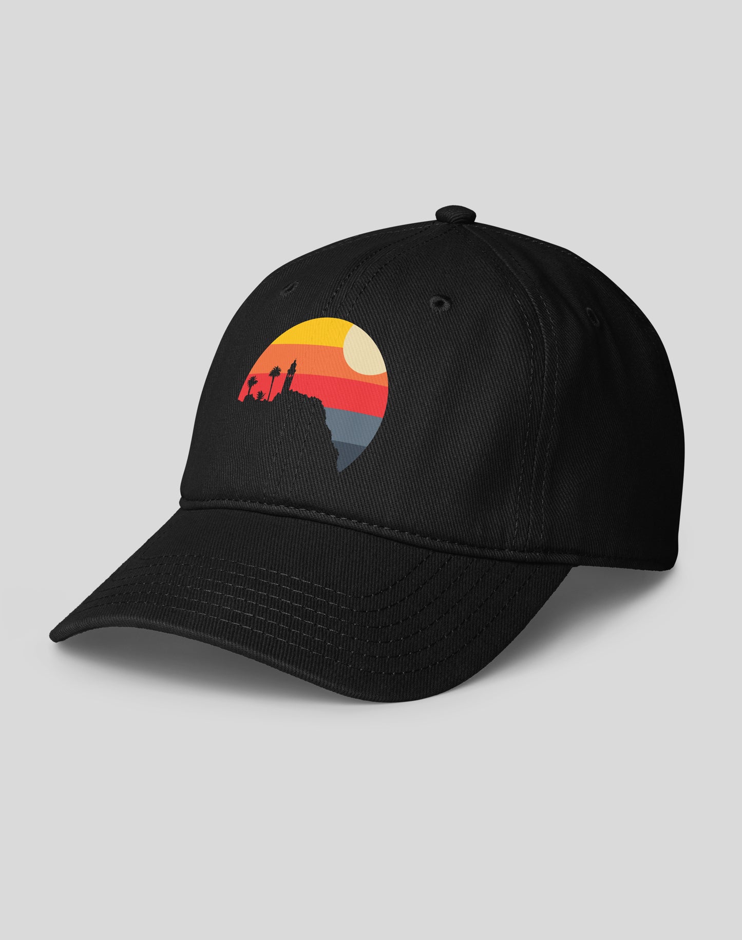 Point Vicente Lighthouse Low Profile Hat | Black