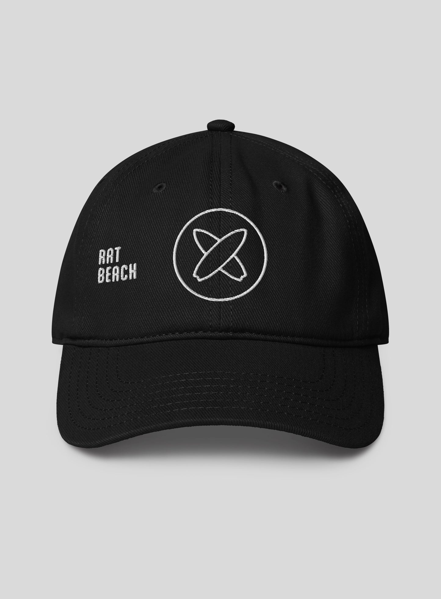 Rat Beach Low Profile Hat - Black