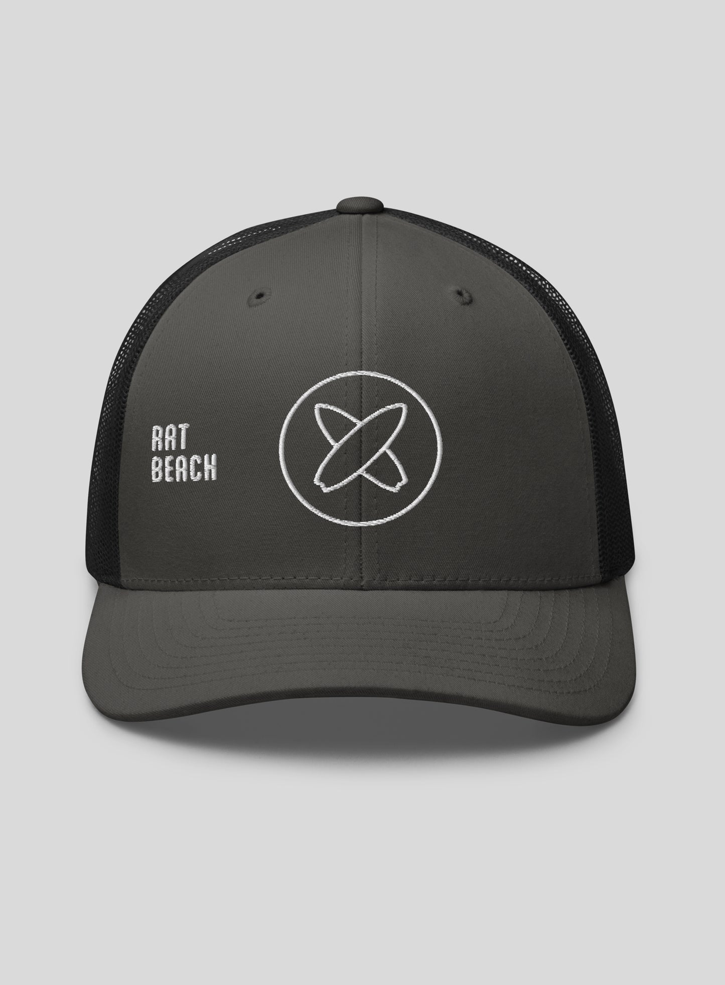 Rat Beach Trucker Hat - Charcoal/Black