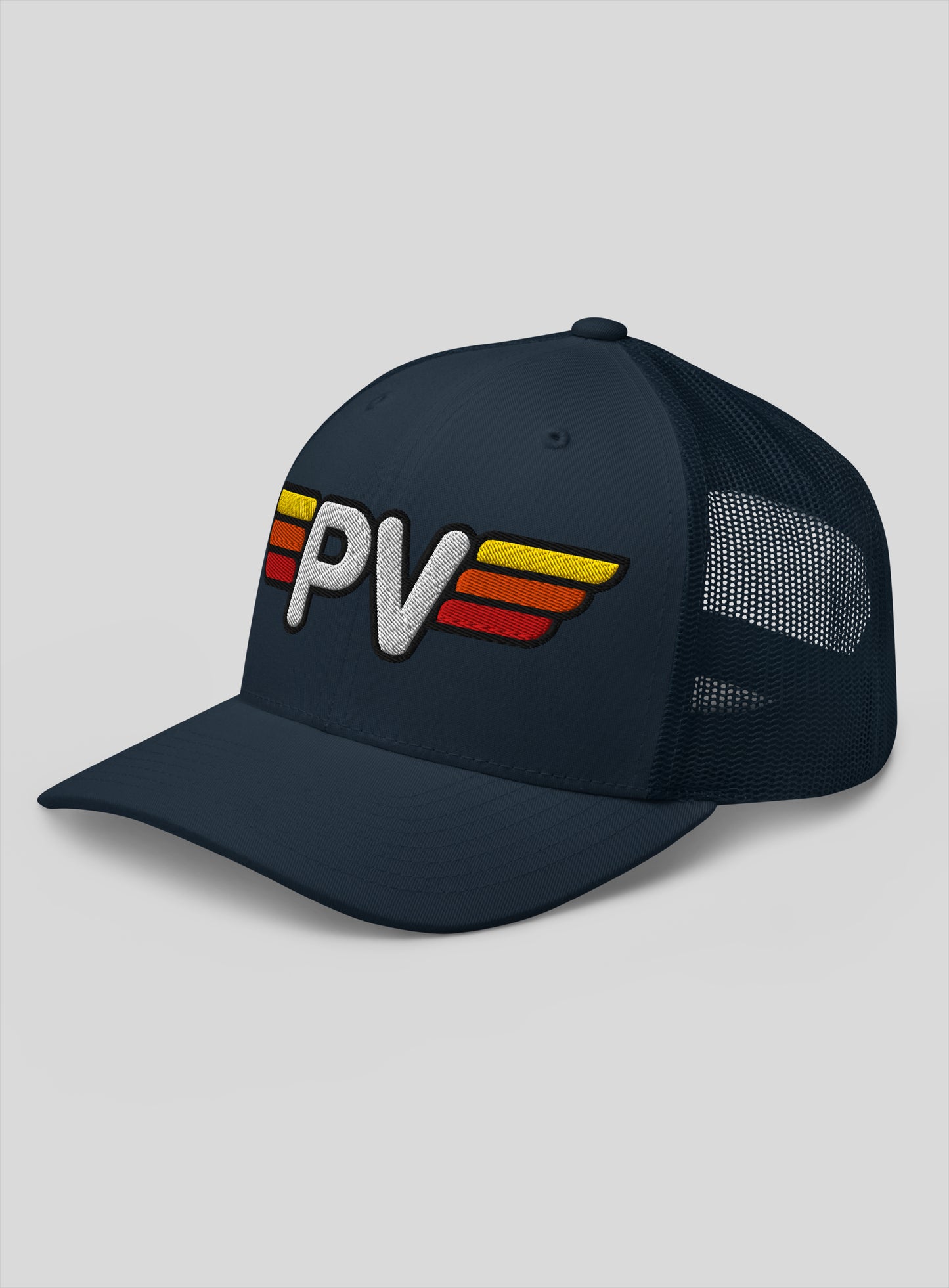 Palos Verdes Sunset Wings Trucker Hat - Navy/Navy