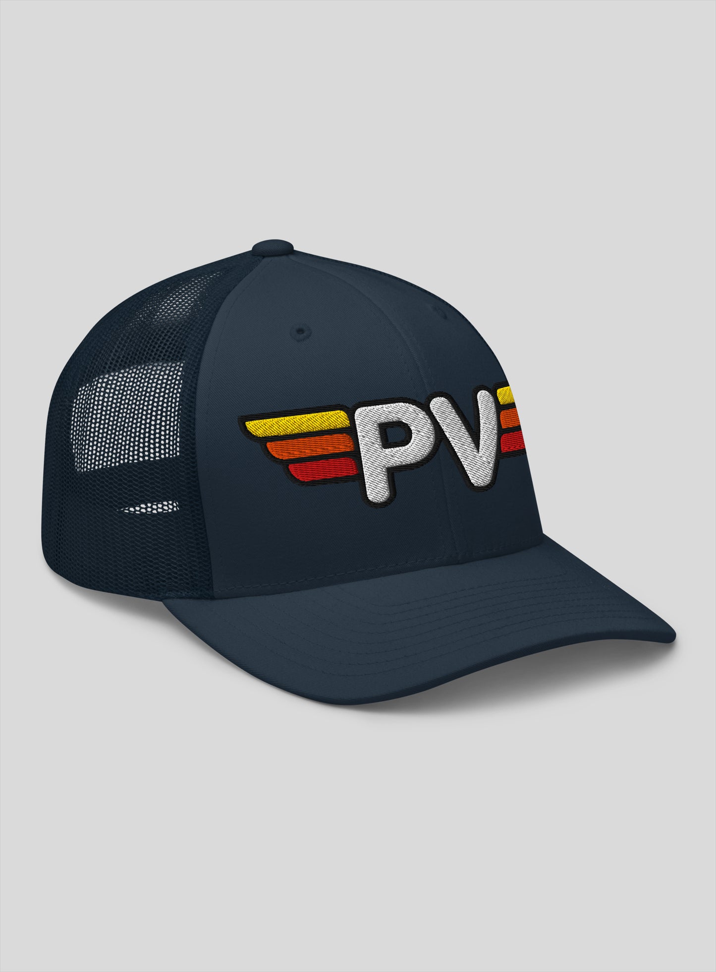 Palos Verdes Sunset Wings Trucker Hat - Navy/Navy