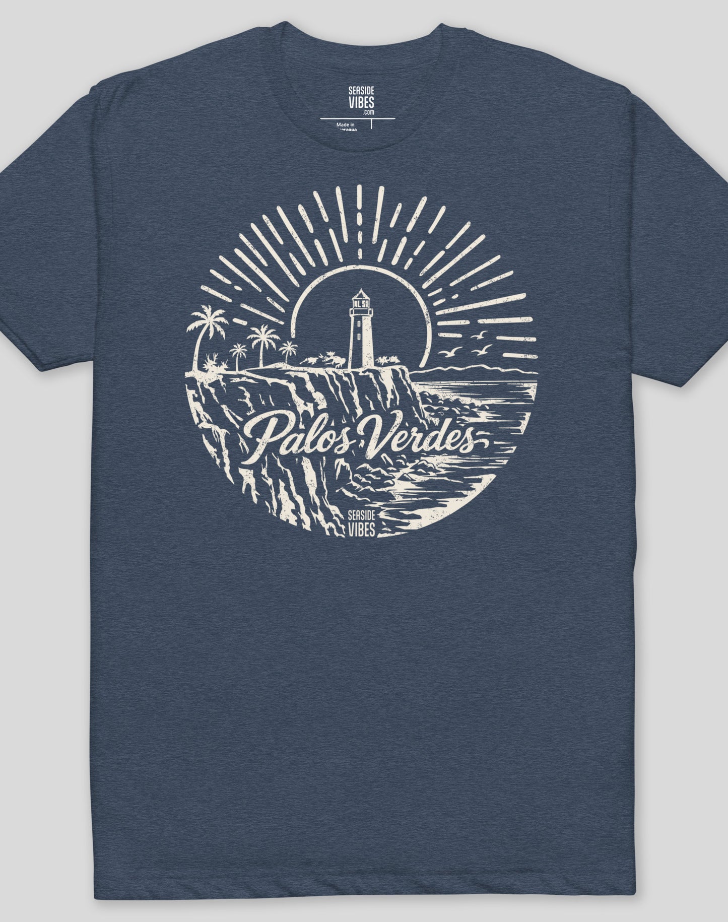 Welcome to Palos Verdes Tee - Cotton Blend | Midnight Navy