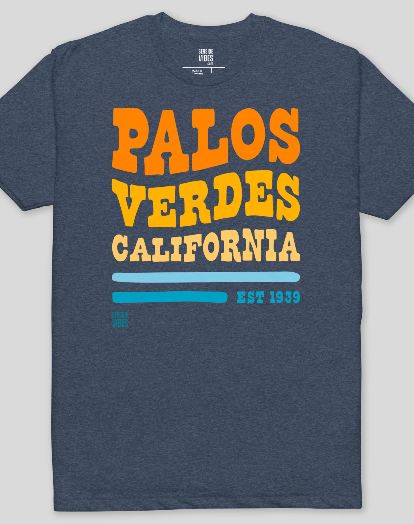 Palos Verdes Vibes Tee - Cotton Blend | Midnight Navy