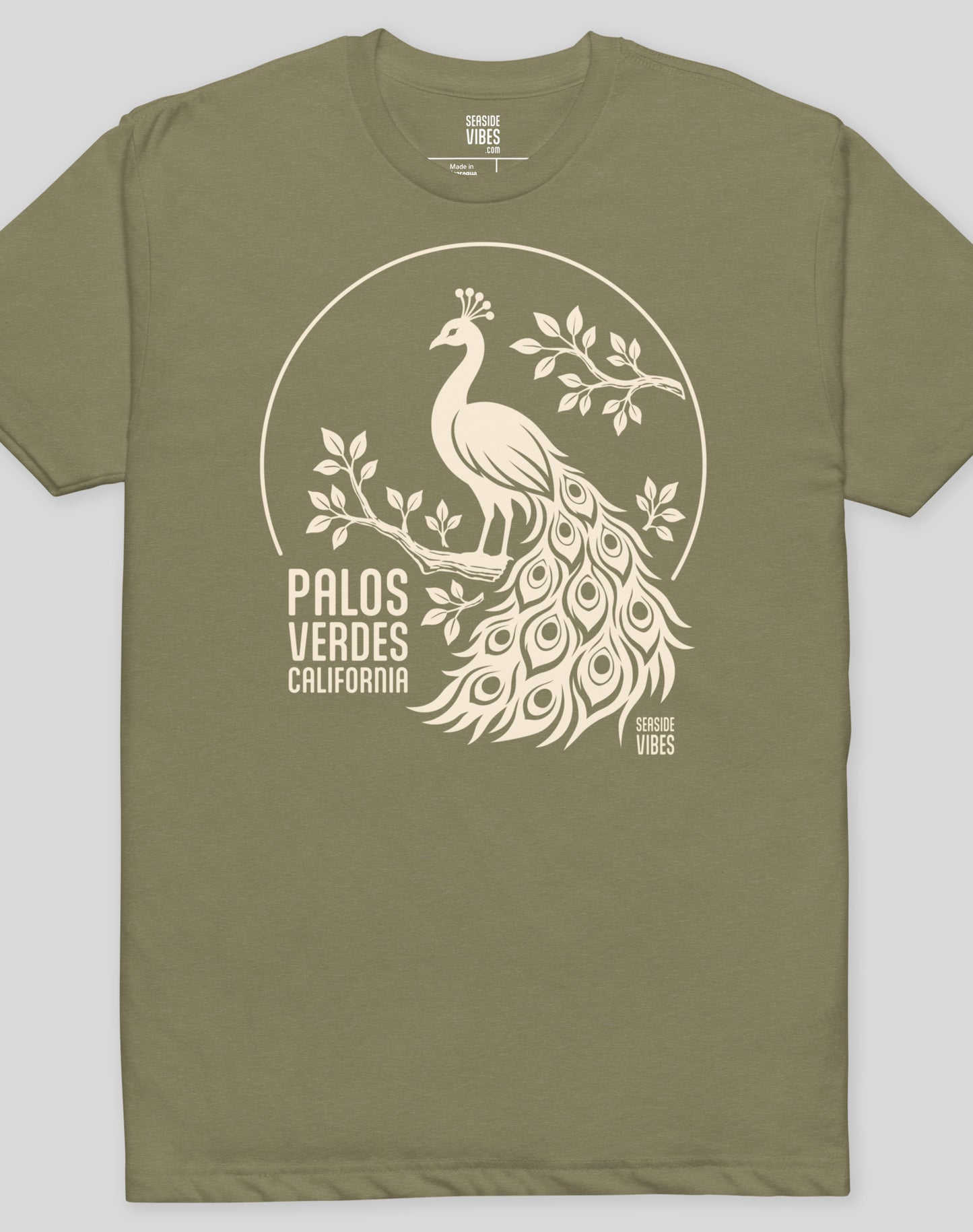 The Spirit of Palos Verdes Tee - Cotton Blend | Military Green