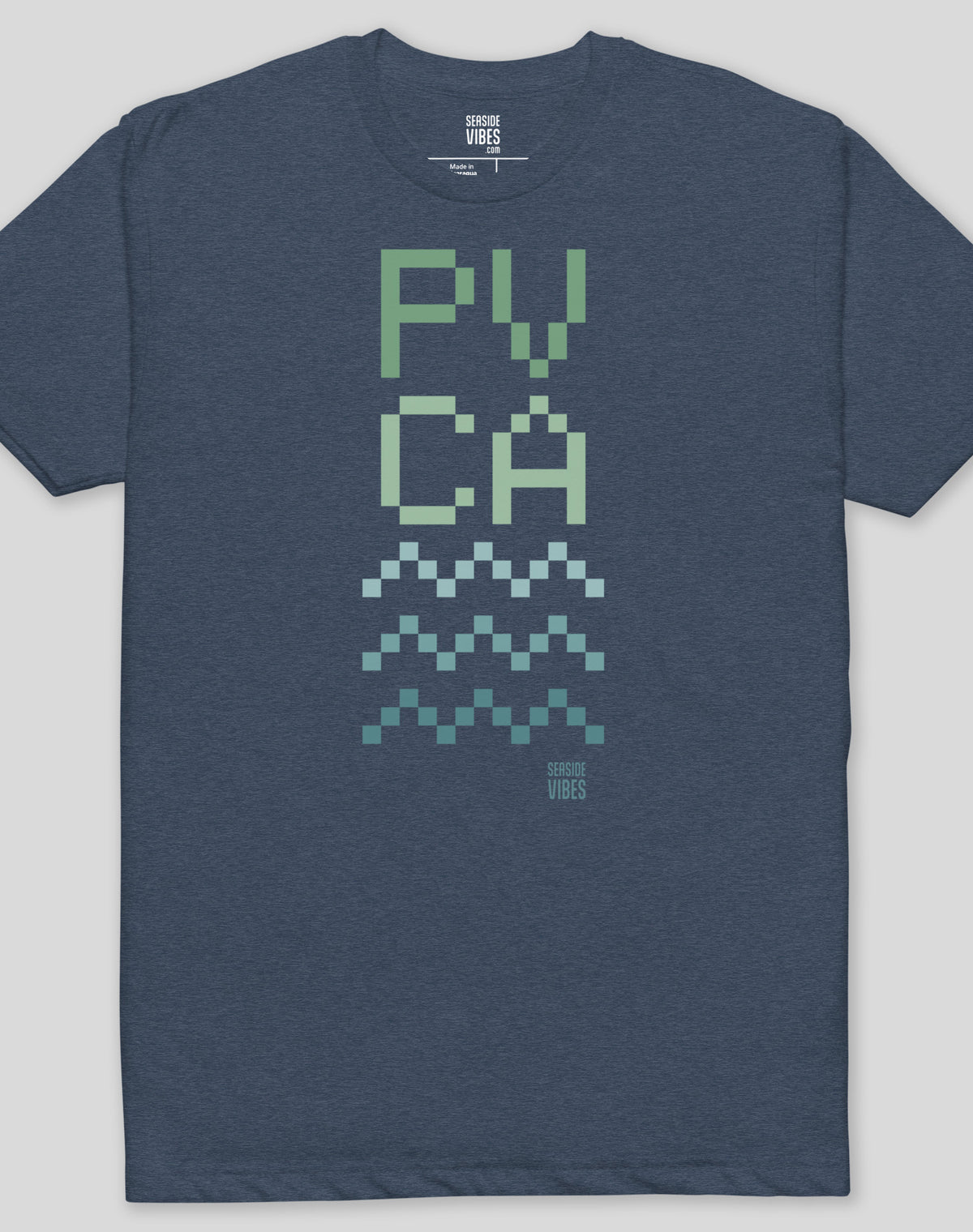 Palos Verdes PVCA Pixel Tee - Cotton Blend | Midnight Navy