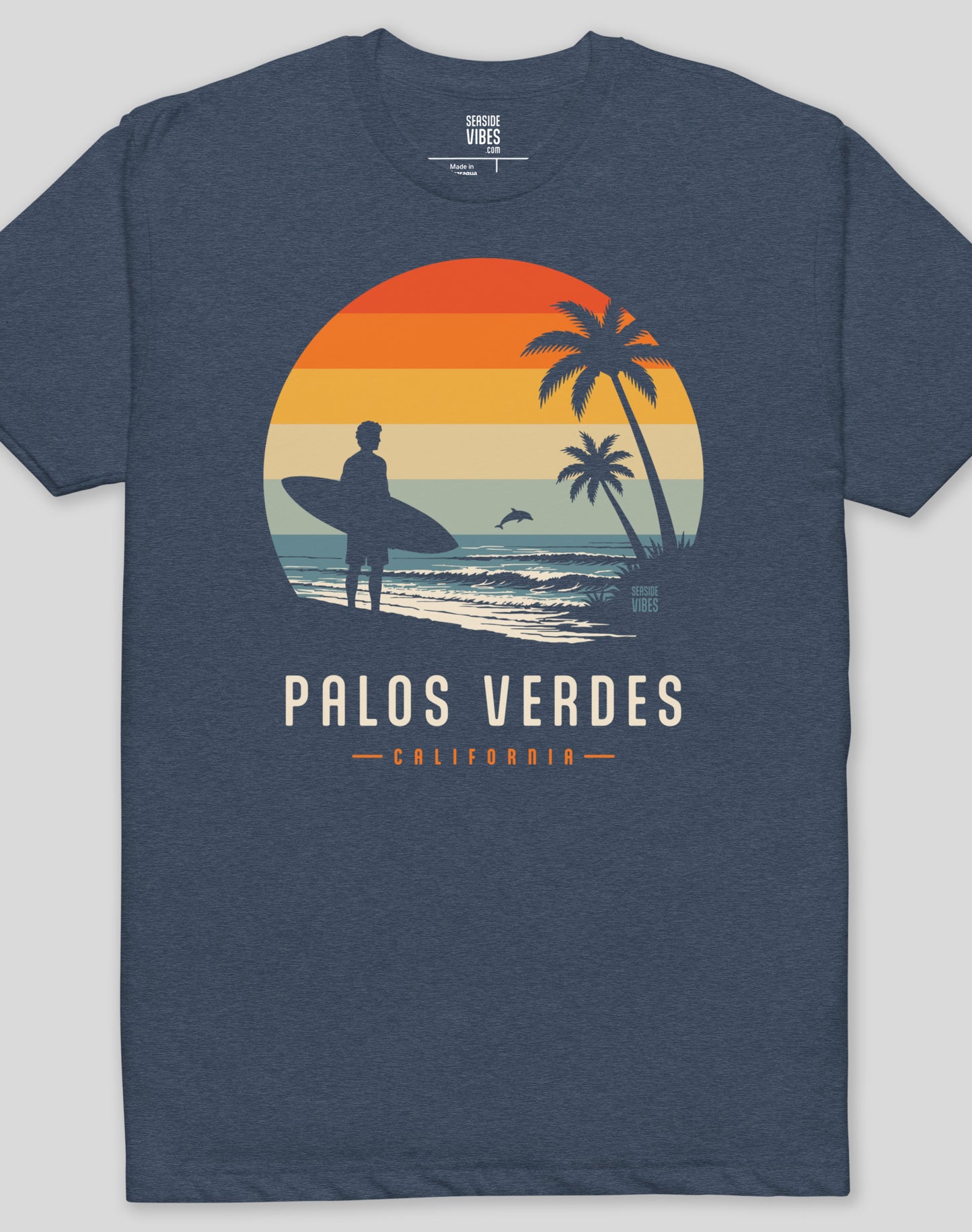 Palos Verdes Away From Keyboard Tee - Cotton Blend | Midnight Navy