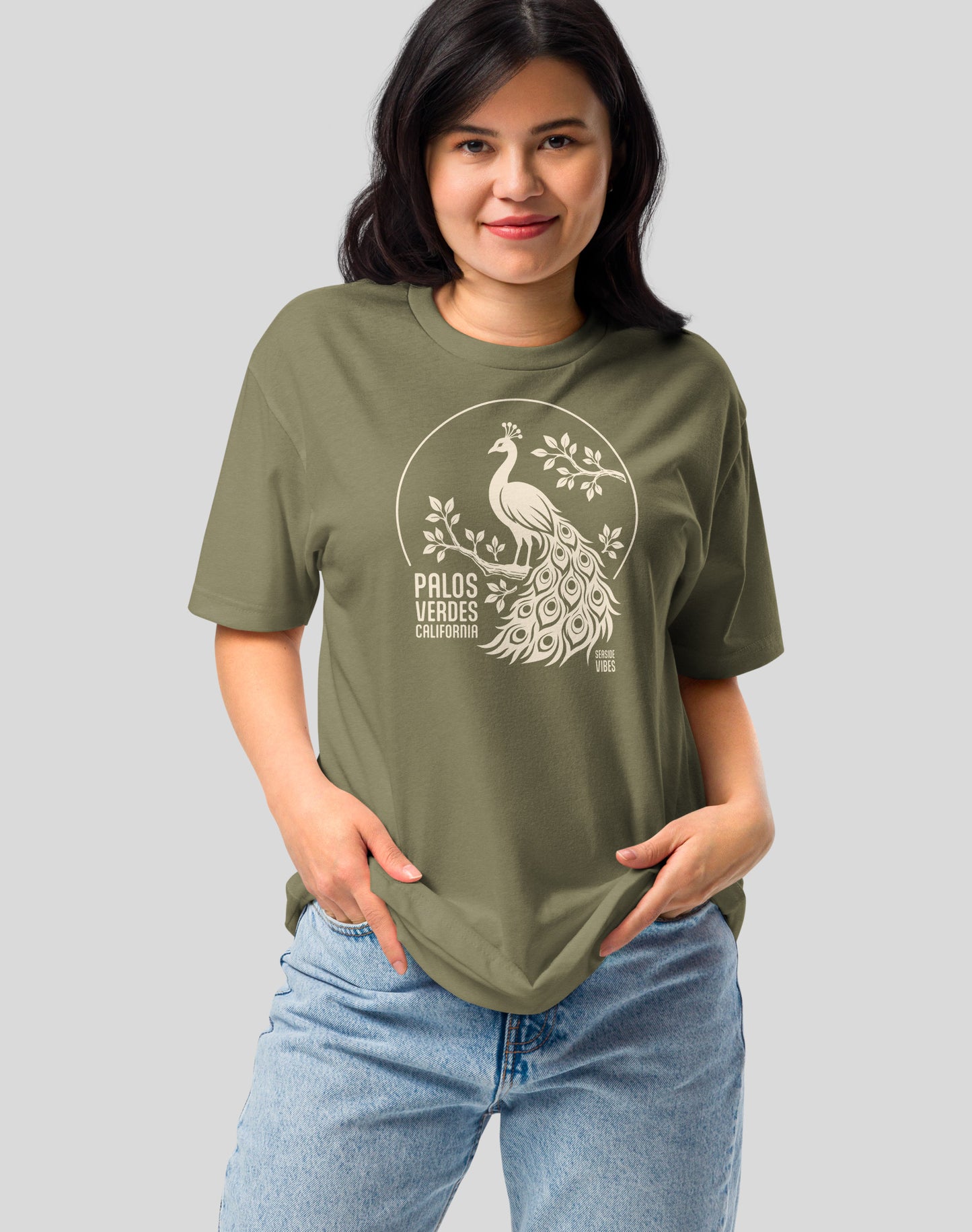 The Spirit of Palos Verdes Tee - Cotton Blend | Military Green