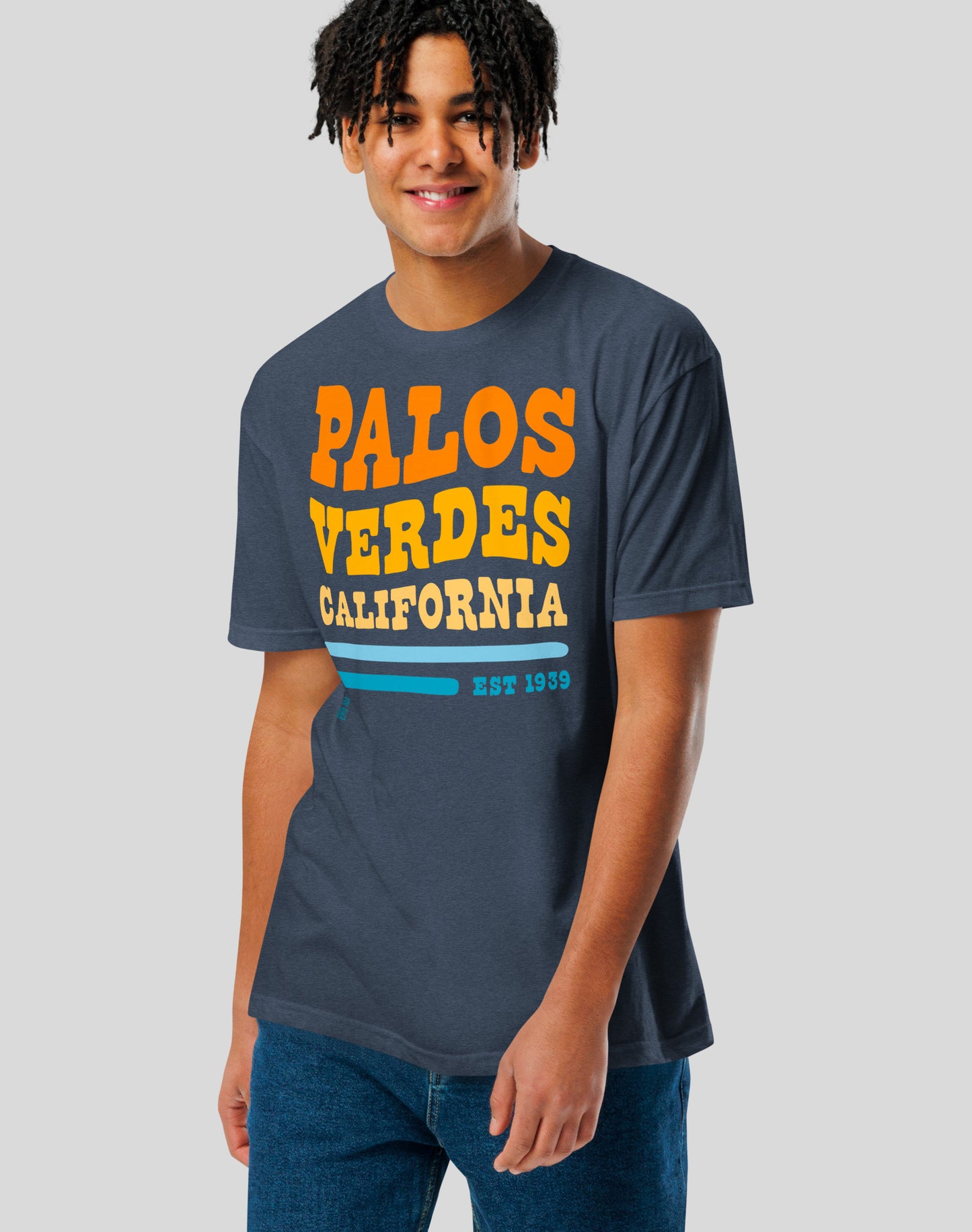 Palos Verdes Vibes Tee - Cotton Blend | Midnight Navy