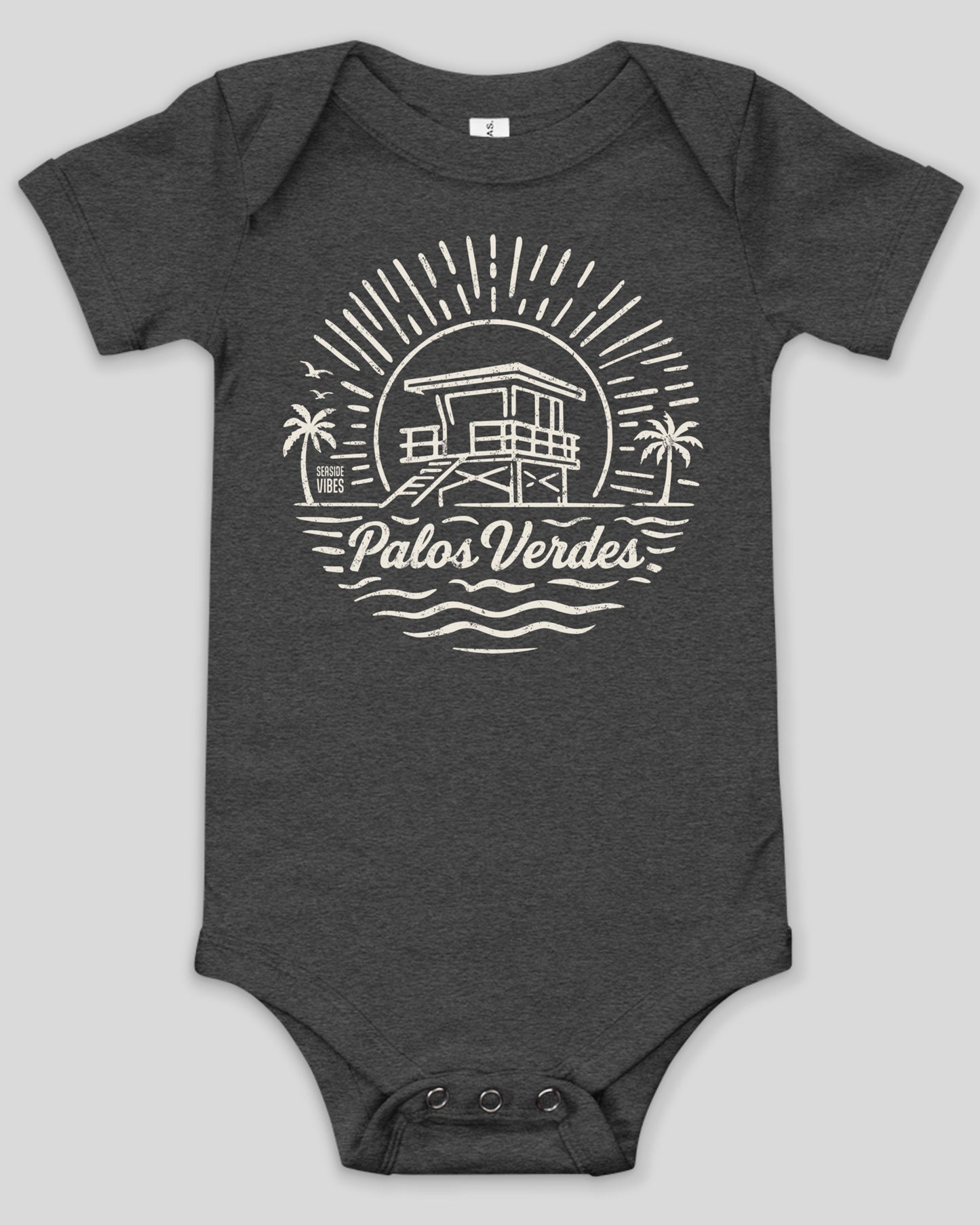 Palos Verdes Sunrise Session Onesie | Dark Grey Heather
