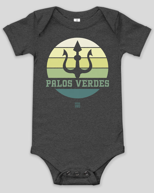 Palos Verdes Trident Onesie | Dark Grey Heather