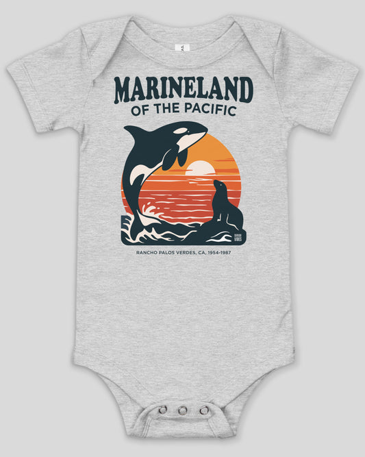 Marineland of the Pacific Sunset Onesie | Athletic Heather