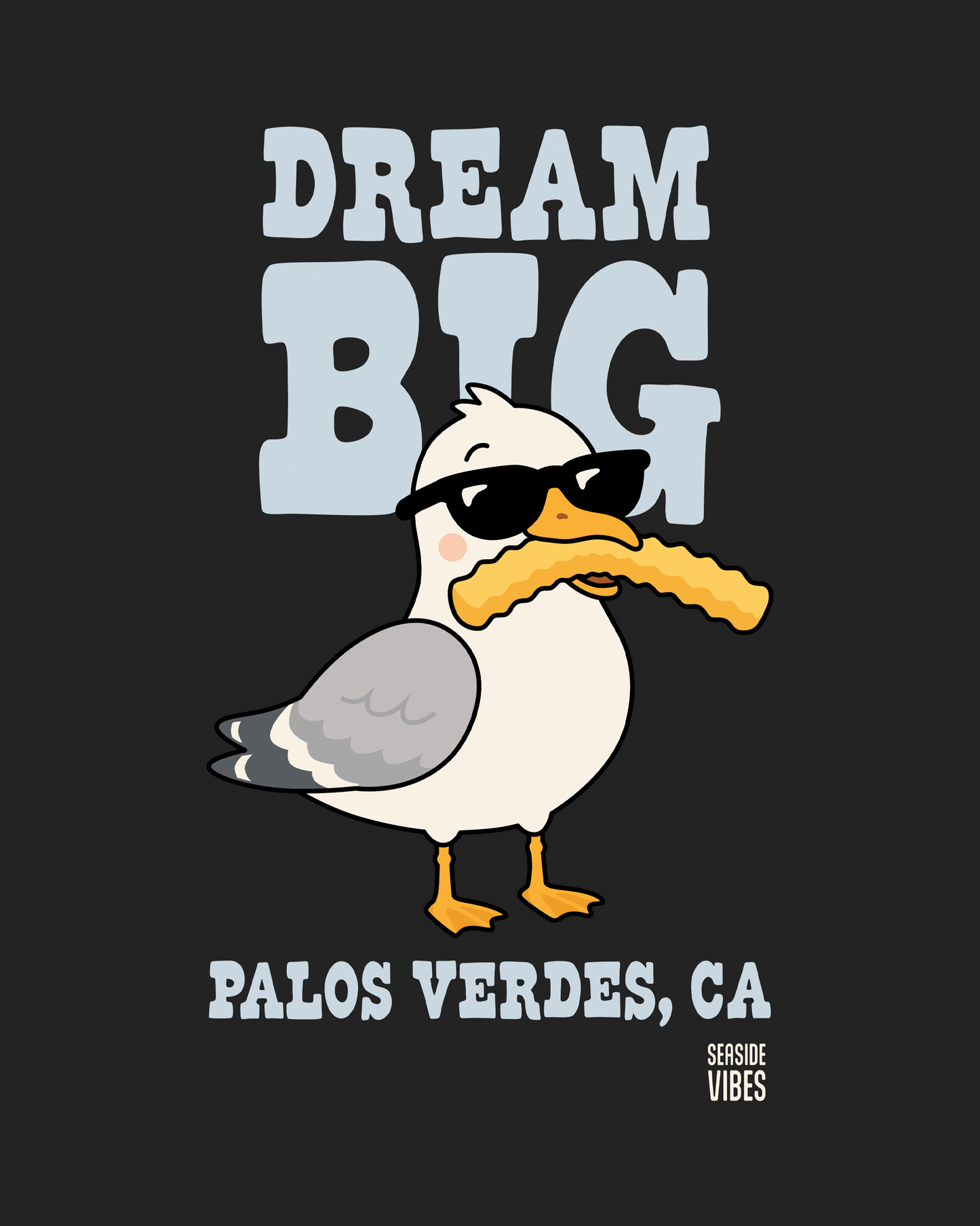 Dream Big Palos Verdes Onesie | Dark Grey Heather