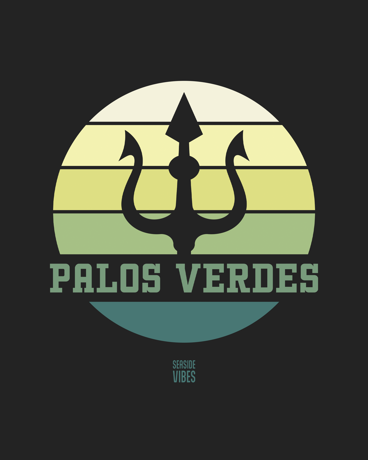 Palos Verdes Trident Onesie | Dark Grey Heather