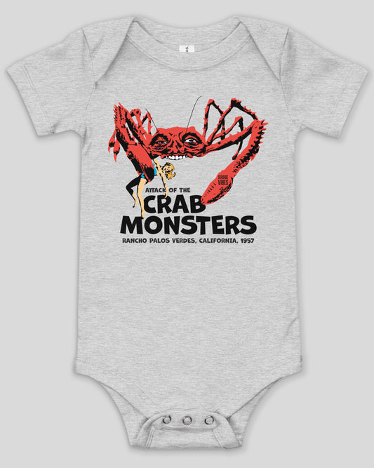 Attack of the Crab Monsters Onesie | Athletic Heather