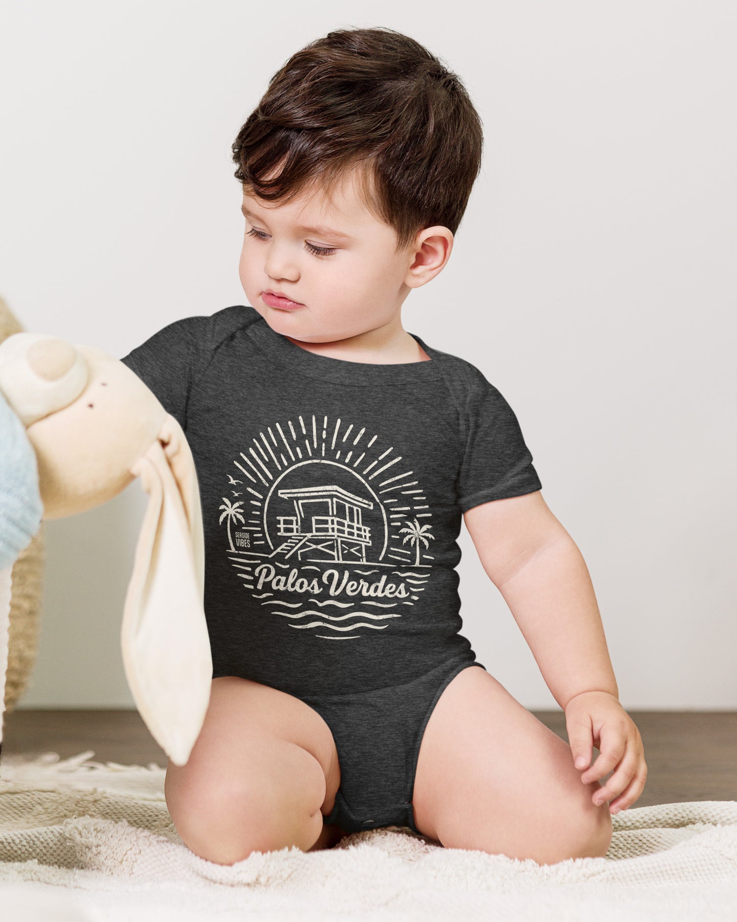 Palos Verdes Sunrise Session Onesie | Dark Grey Heather