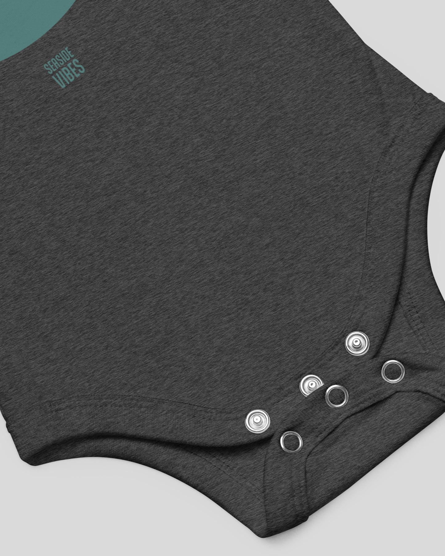 Palos Verdes Trident Onesie | Dark Grey Heather