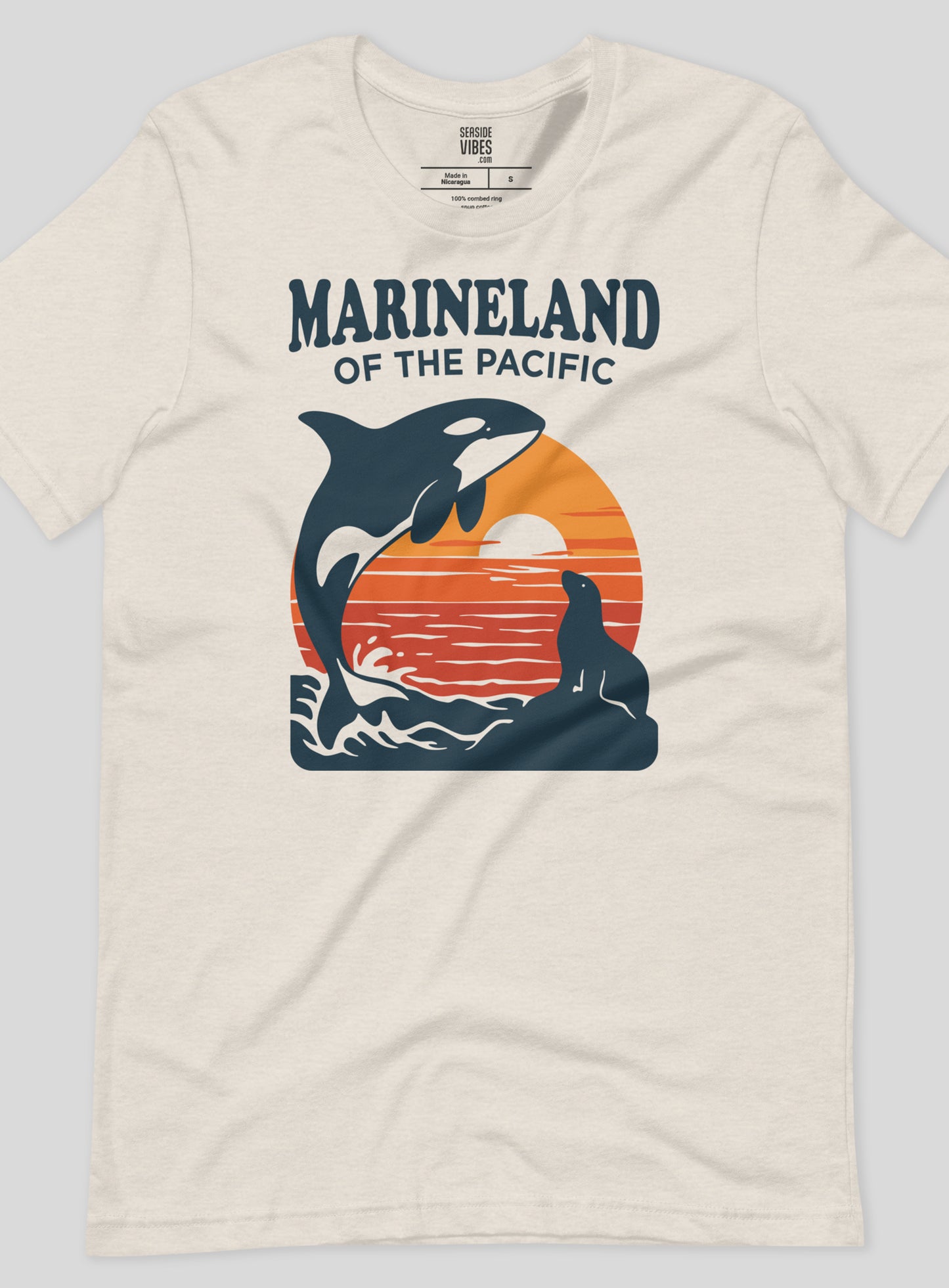 Unisex: Marineland of the Pacific Sunset - Heather Dust