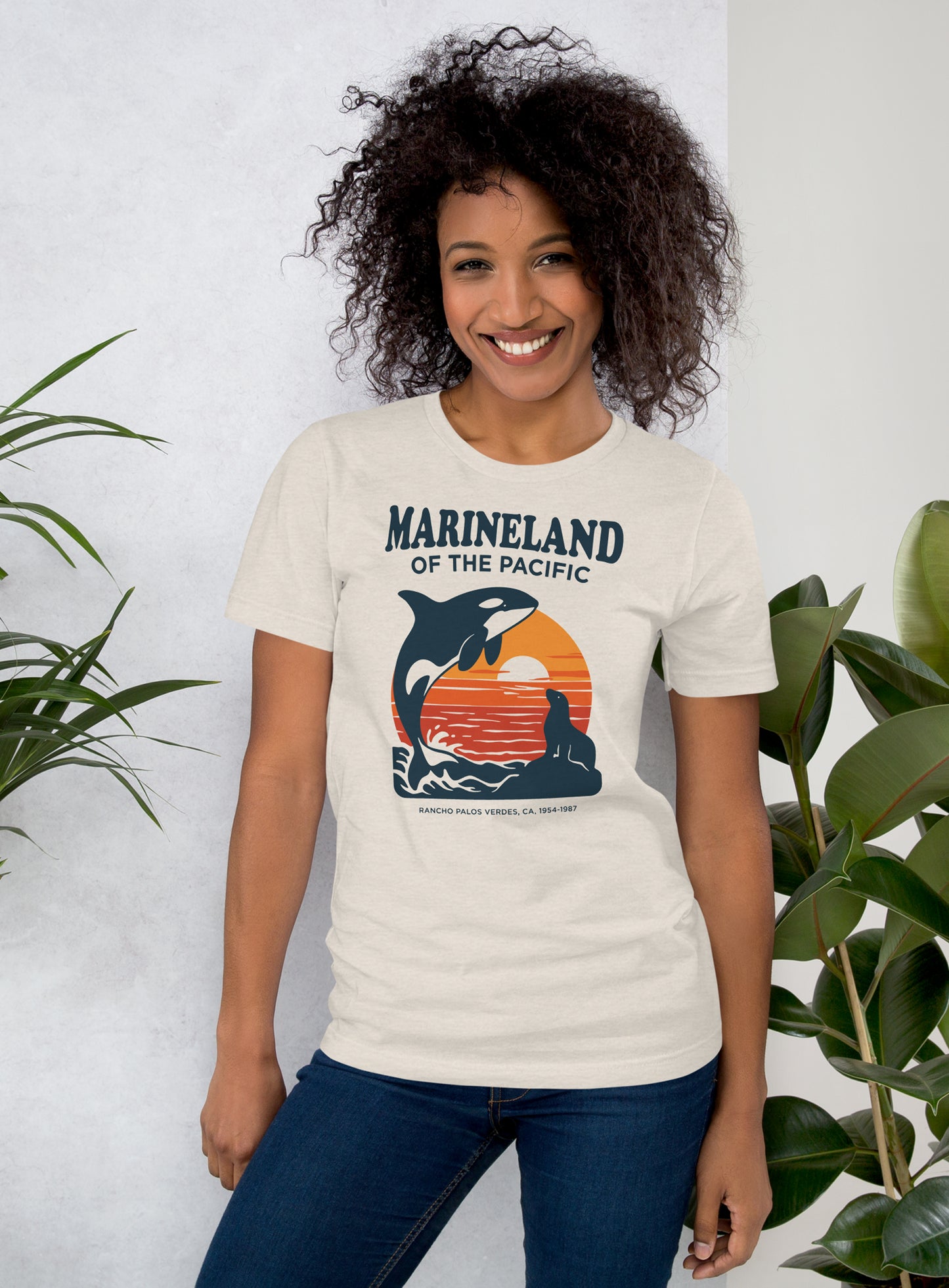 Unisex: Marineland of the Pacific Sunset - Heather Dust