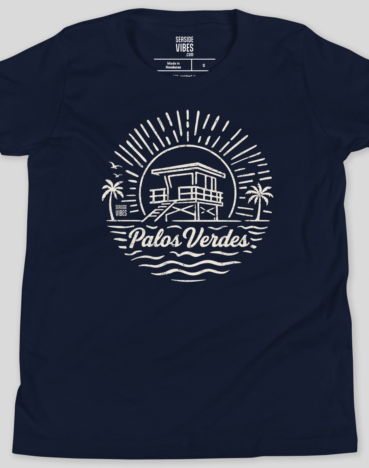 Youth: Palos Verdes Sunrise Session Tee | Navy