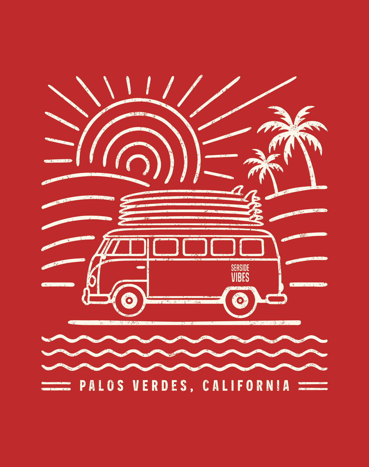Youth: Palos Verdes Endless Summer Tee | Red