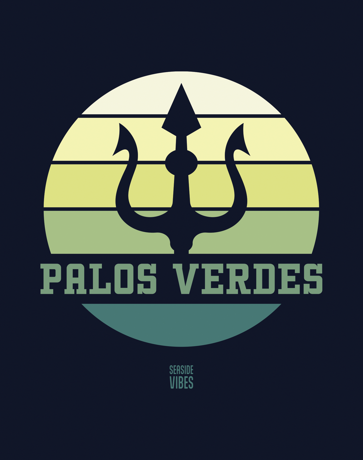 Youth: Palos Verdes Trident Tee | Navy