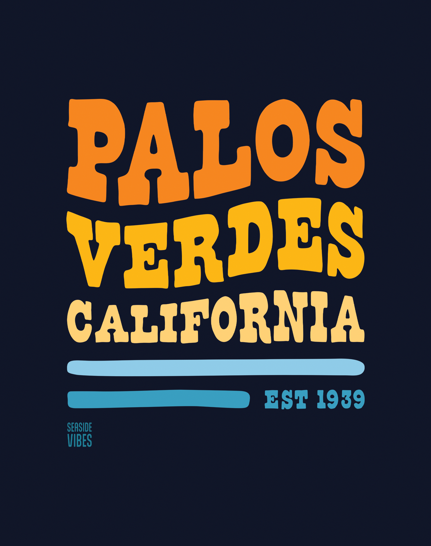 Youth: Palos Verdes Vibes Tee | Navy