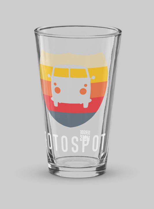 Collectible Fotospot Sunset Logo Pint Glass - 16 oz