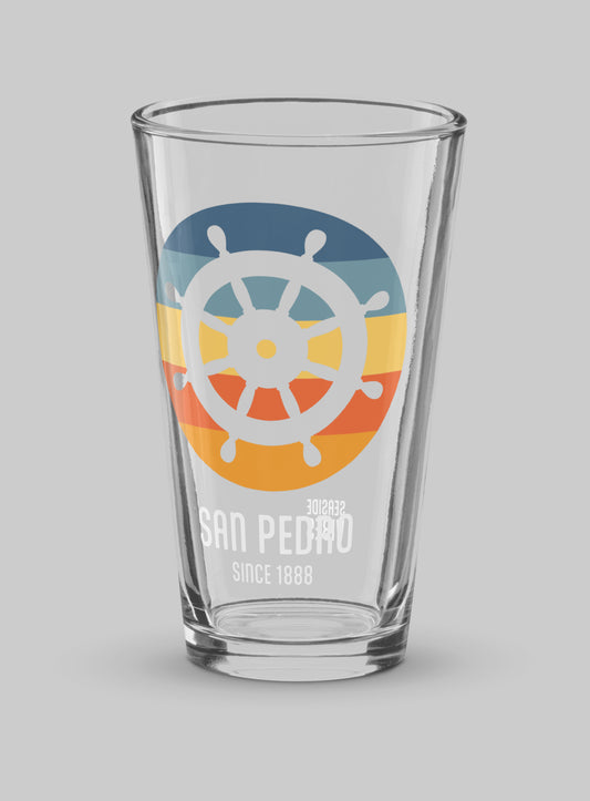 Collectible San Pedro Helm Pint Glass - 16 oz